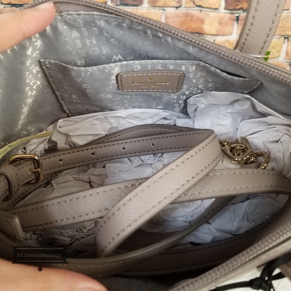 Kate spade Ina Greta Satchel grey card case SET - Picture 8 of 8